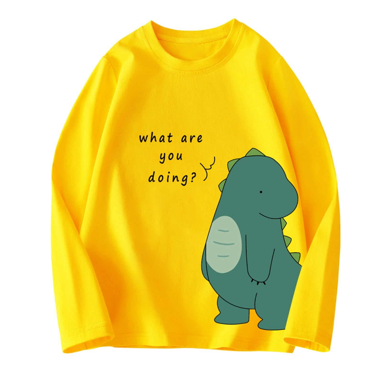 T-shirt à Manches Longues Enfants Garçons Et Filles - Doux, Léger Et Extensible Pour L'École Et Le Quotidien