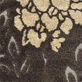 thumbnail image 3 of Safavieh Florida Shag Collection SG456-2880 Dark Brown and Grey Square Area Rug (6'7" Square), 3 of 4