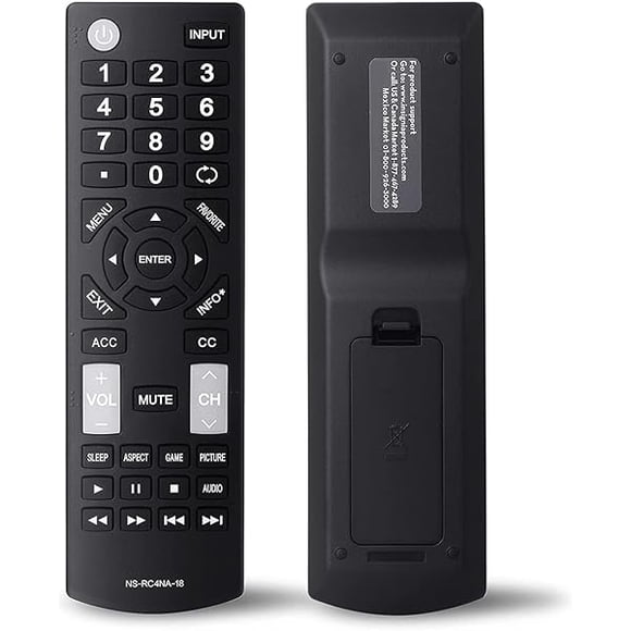 ccwmincc Universal Remote Control Replacement Fit for All Insignia LED-LCD HDTV TVs