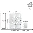 thumbnail image 3 of Charcuterie Board with Lid, Divided Serving Tray with Lid and Handle, Snackable Box, Travel Snackle Containers, Snacklebox and More - Made with Food Grade Plastic, 3 of 6