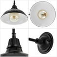 thumbnail image 5 of JONATHAN Y Aurora 12.25" 1-Light Farmhouse Industrial Indoor/Outdoor Iron LED Gooseneck Arm Outdoor Sconce, Black, 5 of 7