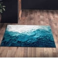 thumbnail image 4 of Entry Rug, Thick Rug, Pattern Rug, Gift Rug, Blue Tones Rug, Blue Rug, Landscape Rugs, Home Decor Rug, Stair Rug, Printed Rug, Home Decor, 2.3'x3.3' - 70x110 cm, 4 of 7