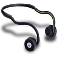 thumbnail image 6 of Lian LifeStyle Premium Bone Conduction Headphones Lightweight & Waterproof w/ Mic & Bluetooth. Wireless Over Ear Headset for Adults and Kids, suitable for Sports, Gaming, Travel, Office Black Green, 6 of 9