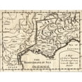 thumbnail image 2 of A Map Of The Route Hannibal Took Through Gaul And Over The Alps Into Italy Poster Print, 2 of 2