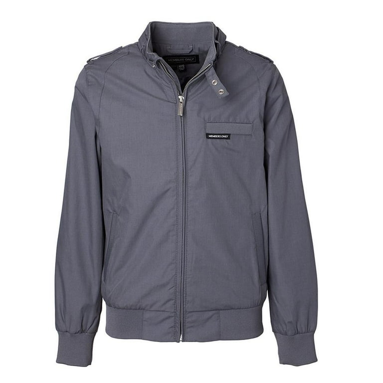 Members Only Boys 8 20 Iconic Racer Jacket Grey 14 16 Walmart