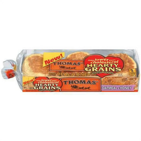 SB Thomas Thomas Hearty Grains English Muffins, 6 ea