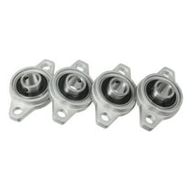 4pcs KFL001 12mm Zinc Alloy Self Aligning Pillow Block Flange Bearing