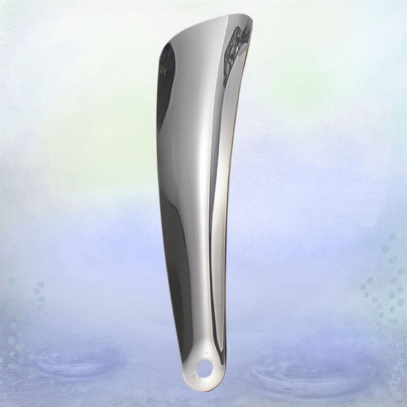 STOBOK 1Pc Metal Shoehorn Tool Stainless Steel Portable Shoe Horn for Easy Wearing