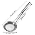 thumbnail image 3 of Fine Mesh Stainless Steel Colander – 304 Stainless Steel Strainer Spoon Extra Fine Mesh Strainer with Handle for Kitchen Use, 3 of 8