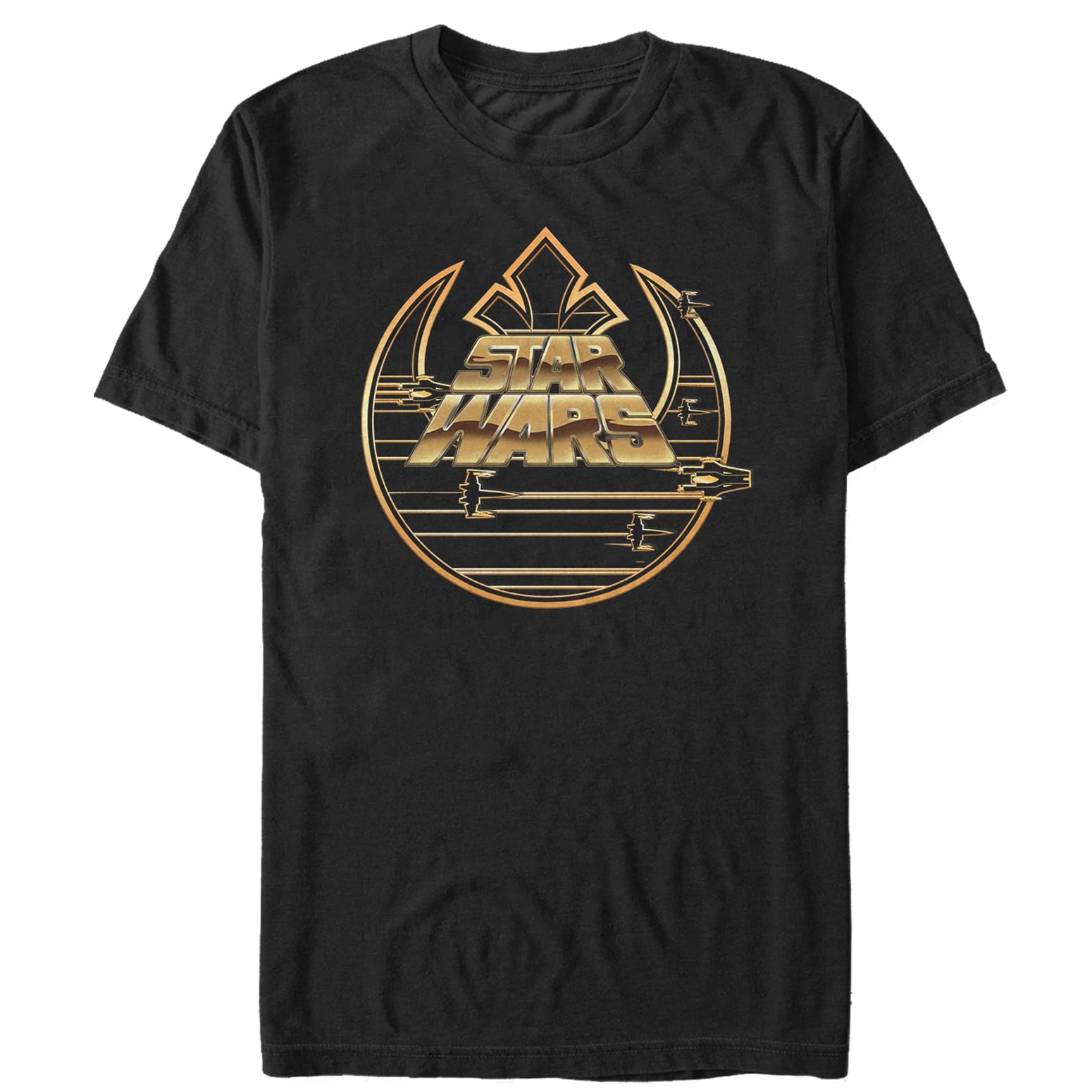 Men's Star Wars The Last Jedi Rebel Logo Streak Graphic Tee Black 5X Large