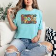 thumbnail image 2 of Retro Floral Nurse Design for Women, Chalky Mint Comfort Colors T-Shirt, 2XL, 2 of 3