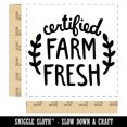 thumbnail image 2 of Certified Farm Fresh Self-Inking Rubber Stamp Ink Stamper - Red Ink - Large 1-1/2 Inch, 2 of 7