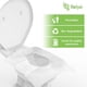 thumbnail image 1 of Cubierta de asiento de inodoro de papel lavable Cubierta de asiento de inodoro de papel desechable para adultos y niños, 100% biodegradable - Baño público, avión, campamento, accesorios de viaje JAMW Sencillez, 1 of 3
