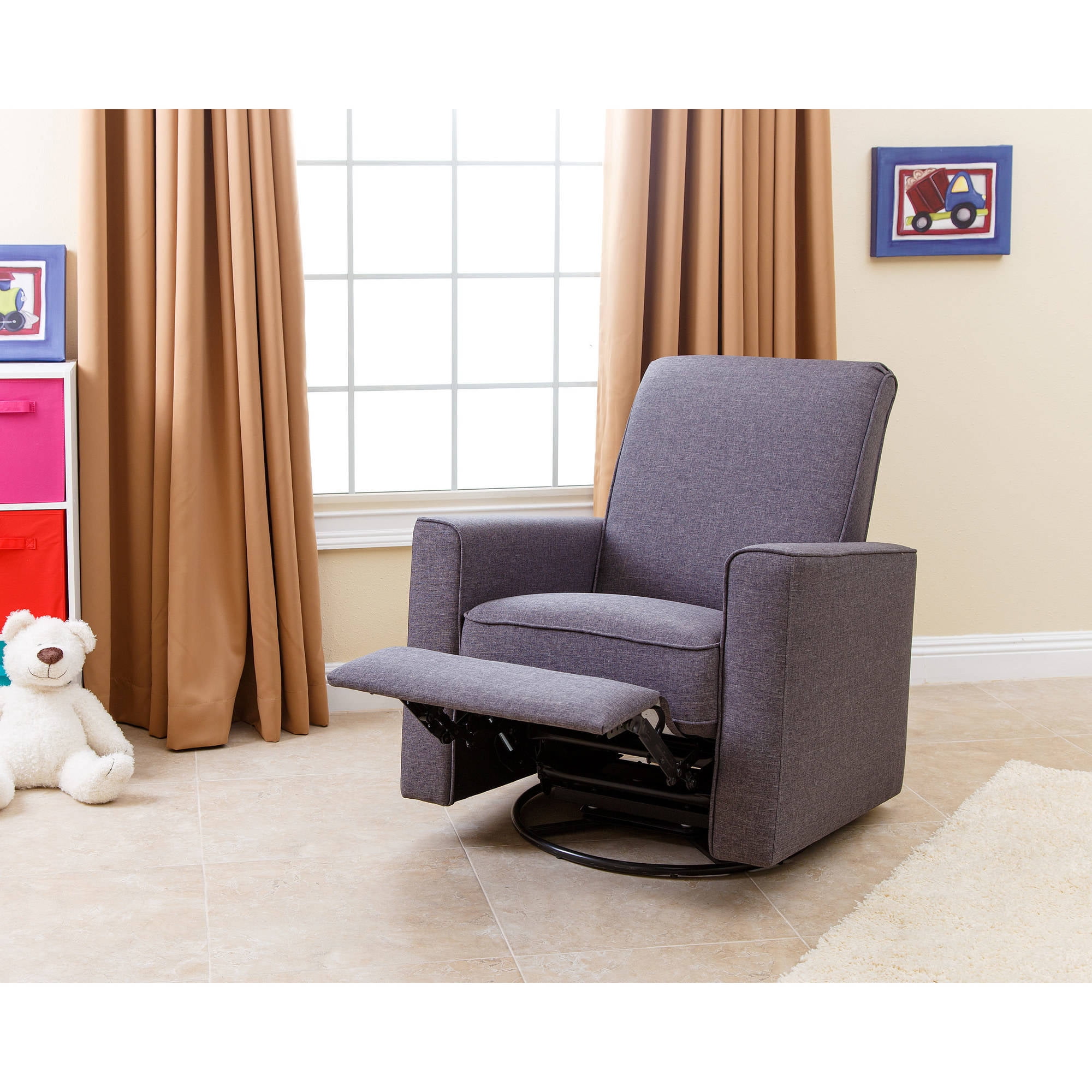 Devon Claire Manhattan Nursery Swivel Glider Recliner Chair Multiple Colors Walmart