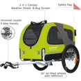 DOGGYHUT® Premium M Pet Bike Trailer & Stroller 2in1,for Dogs up to