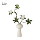 thumbnail image 2 of Decoración de sala de estar, simulación de azalea, arreglo floral falso, jarrón de cerámica blanco, 2 of 7