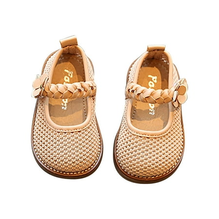 

niuredltd toddler kids baby girls cute light weight first walk casual shoes size 19