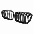 thumbnail image 1 of Double Slat Car Front Grill Grilles Kidney Grill For BMW 3 4 X3 G01 G08 X4 G02 Racing Grilles Car Styling, 1 of 4