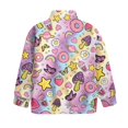 thumbnail image 5 of Uorisanigo Girls Half Zip Sweatshirt Oversized Long Sleeve Pullover Tops Soft Lightweight Cute Theme Print Athletic Sweatshirts Pullover Jacket Hoodie for Sports and Daily Wear, 5 of 7