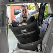 Evenflo Revolve360 Slim 2-in-1 Rotational Car Seat with Quick Clean Cover (Stow Blue)