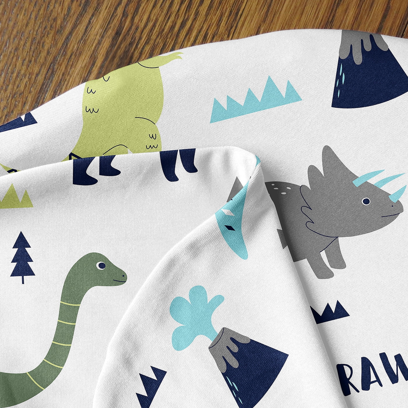Sweet Jojo Designs Mod Dinosaur Blue Green and Grey Nursing Pillow Cover Case (Pillow Not Included) (Pillow NOT Included)