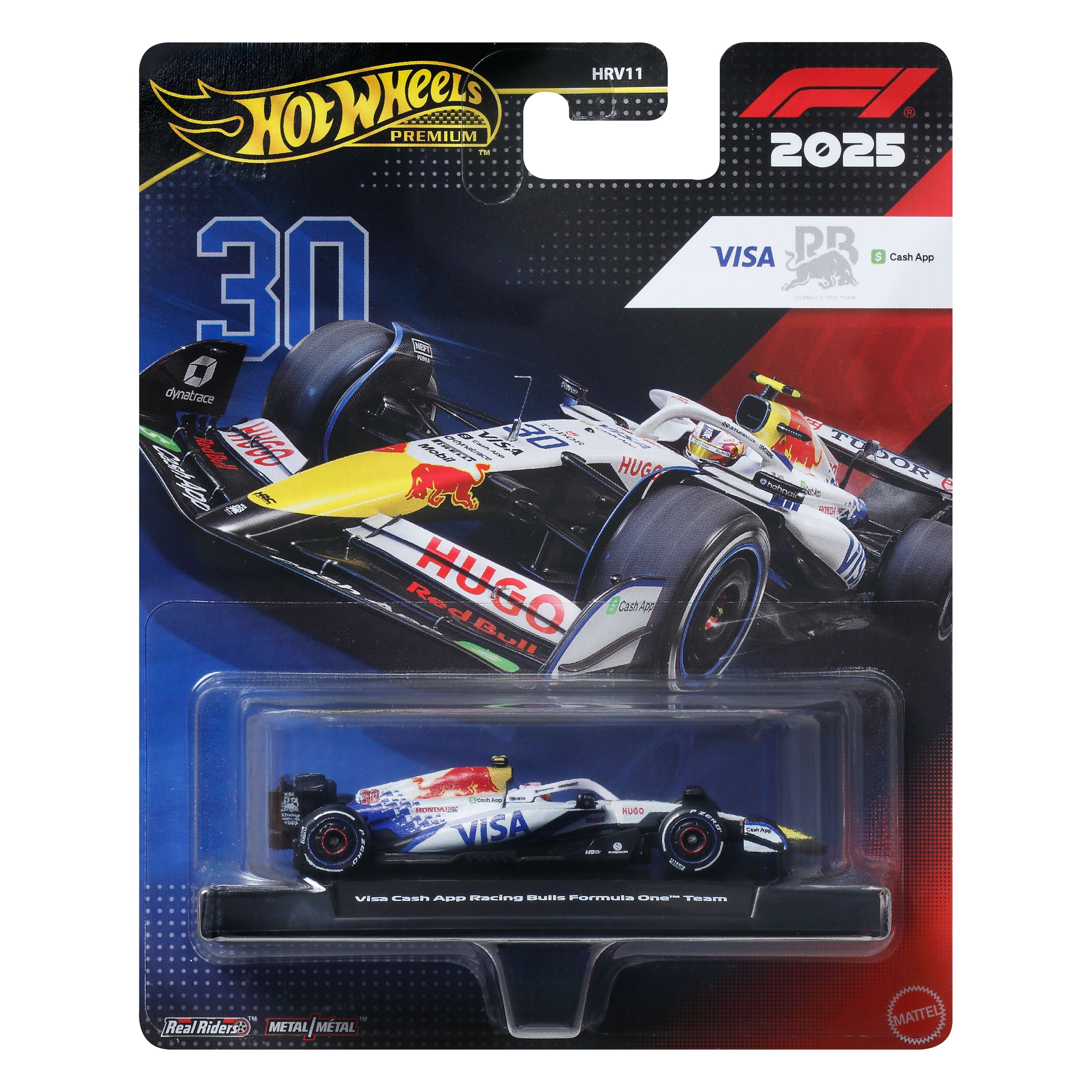 Hot Wheels 1:64 Scale Premium Die-Cast Formula 1 Collectible Toy Race Car (Styles May Vary
