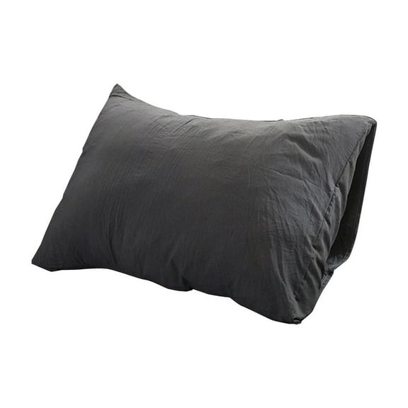 Harlier Queen Size Cotton Pillowcases, Cotton Cases Queen, Pillow Cases Envelope Closure, 18.9×29.1 inches Pillowcase Solid Color, Soft and Breathable, Dark Gray
