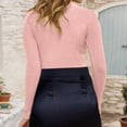 thumbnail image 5 of Slim Fit Long Sleeve Knitted Pullover Sweater Soft Comfortable Casual Basic Wear Warm Winter Fall Fashion, 5 of 8