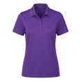 thumbnail image 5 of GOLDENROW Women High Performance Pure Dry Fit Poly Polo Shirt, Durable Casual Golf Shirt, Purple, 4XL, 5 of 5
