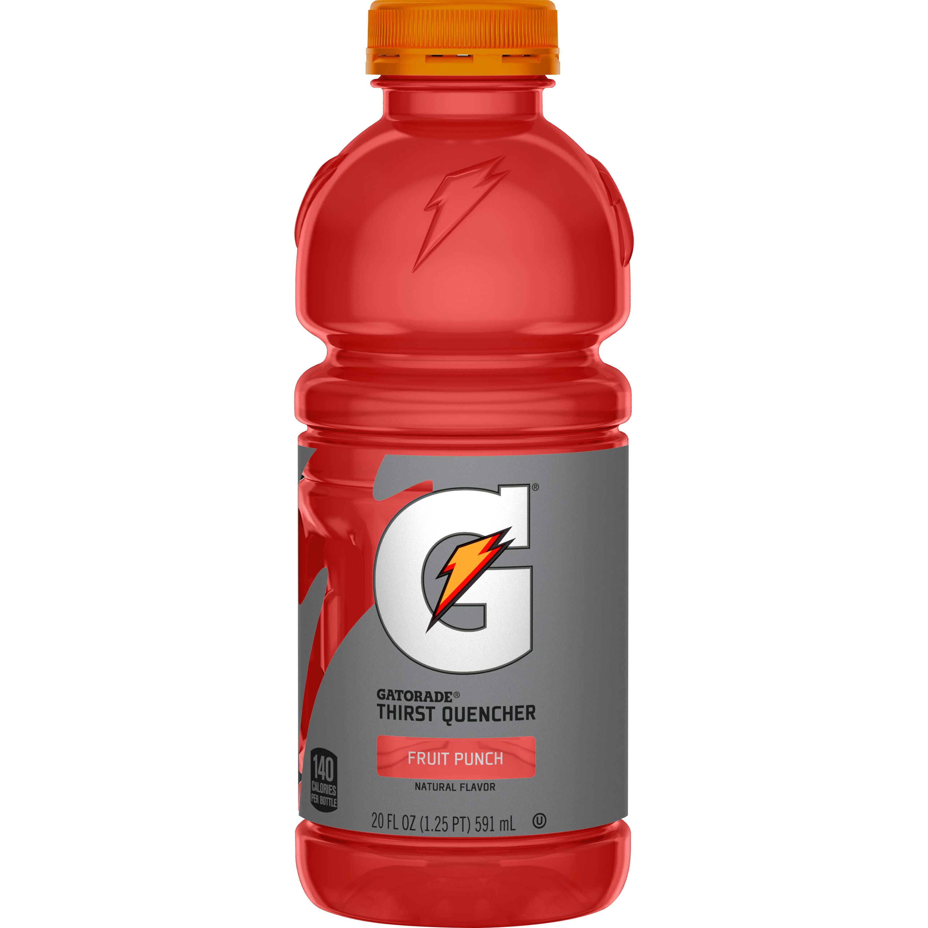 Gatorade Thirst Quencher Fruit Punch Sports Drinks, 20 fl oz, 8 Count Bottles