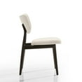 thumbnail image 4 of Omax Decor Joss Solid Wood Dining Chairs in Oatmeal Fabric Upholstery (Set of 2), 4 of 6