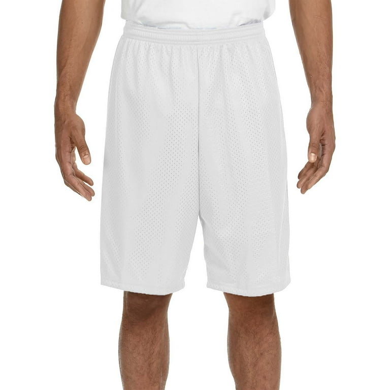 White basketball sales shorts walmart
