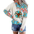thumbnail image 1 of Sudadera Para Mujer Moda Sudaderas Con Capucha Sudaderas Manga Larga Otoño Camiseta Estampado Bolsillos Blusa Tops Odeerbi  ODB184676, 1 of 7