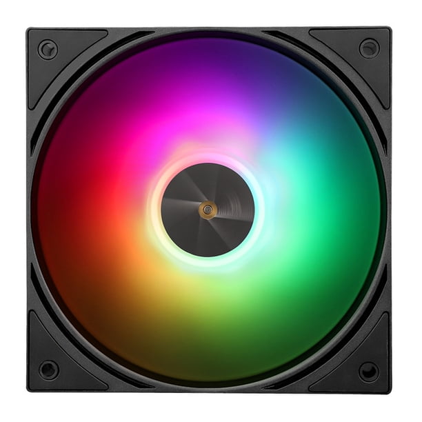 Ventilador de chasis Wdftyju 120 mm 1500 RPM 4 pines PWM rodamiento S-FDB 5 V 3 pines ARGB