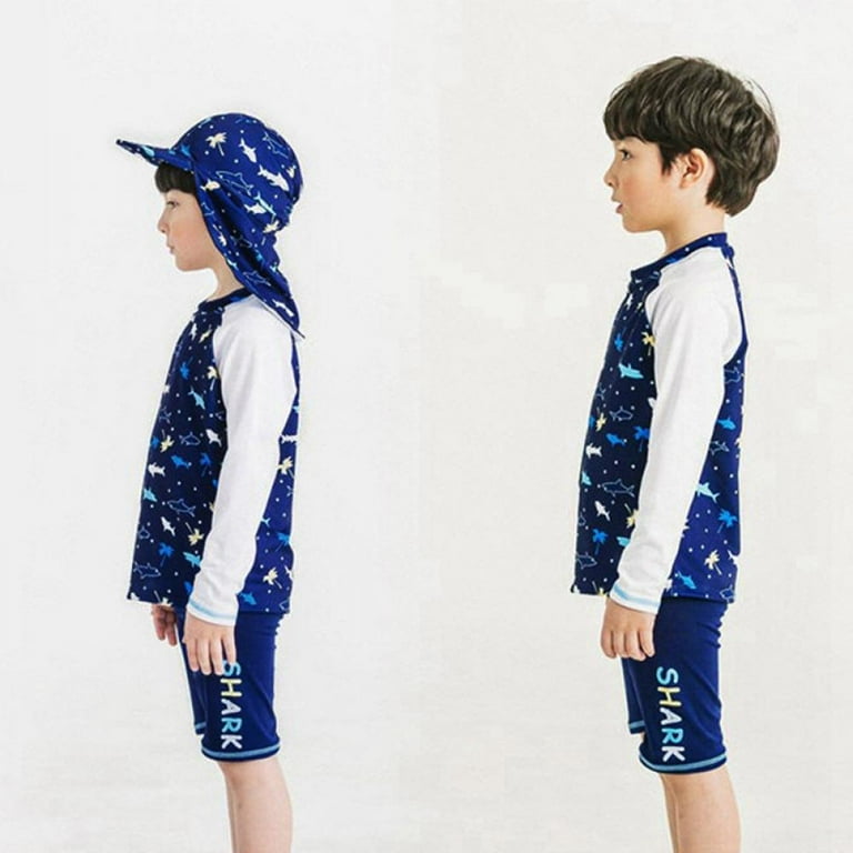 toddler boy long sleeve swim shirt