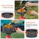 thumbnail image 4 of JUEGO DE UTENSILIOS DE COCINA PLEGABLES Y LIGEROS PARA SENTERISMO Y PICNICE, JUEGO DE VAJILLA RESTENTE PARA EXTERIERES CON BOLSA DE TRANSPORTE, 4 of 7