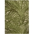 thumbnail image 2 of Nourison Aloha 6' x 9' Ivory Green Outdoor Rug, 2 of 9