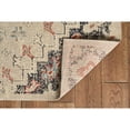 thumbnail image 4 of Contemporary Home Living 2' x 3' Medallion Rectangular Area Throw Rug - Cream and Navy Blue, 4 of 7