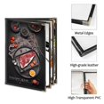 thumbnail image 4 of 6PCS Menu Covers,Menu Holder 4 Page 8 View Transparent Restaurant Menu Cover Book Fits 8.5x11inch Standard Size, 4 of 5