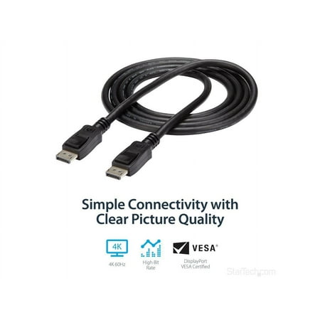 StarTech.com - 5.9' Displayport Cable - Black