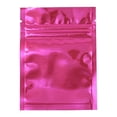 thumbnail image 1 of Billuyoard 100 Uds. Bolsa de papel de aluminio Ziplock bolsas de embalaje bolsa de embalaje rosa 7,5x10cm Type2 NO2 Billuyoard HA060121-51, 1 of 6