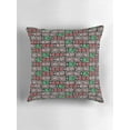 thumbnail image 5 of Ryan; Busy Christmas Wishes 45x45cm Pillow Cover – Festive Holiday Text Print for Cozy Couch or Bedroom Decor, 5 of 7