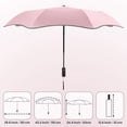 thumbnail image 3 of TOPTIE Round-Corner Umbrella Compact Auto Open Umbrella with Reflective Strip, 3 of 6