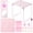 Pink, variant on MoKo 17PCS Locker Accessories for Girls, Cute Locker Accessories Kit,Lockers Decor for School/Work, Blue