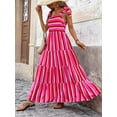 thumbnail image 4 of PRETTYGARDEN Women Dresses Summer Floral Sleeveless Maxi Dress Casual Spaghetti Strap Tiered Flowy Beach Long Dress, 4 of 9