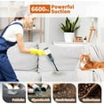 thumbnail image 2 of NICE BUDDY Cordless Vacuum Cleaner-Mini Air Duster, Portable Handheld Vacuum, 3 in1Dry Use for Car Keyboard,Dust Buster & Air Blower for Kitchen, 6000PA Suction,Inflate/Deflate Swim Ring, 2 of 7
