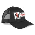 thumbnail image 3 of Black McCormick Deering Farmall Logo Mesh Back Trucker Hat FIH5BM, 3 of 4