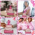 thumbnail image 5 of 4 Pcs Breast Cancer Awareness Table Decor Pink Ribbon Wooden Sign Breast Cancer Tiered Tray Decor Decorative Pink Ribbon Blocks Sign Gifts for Home Kitchen Party Decoration, 5 of 13