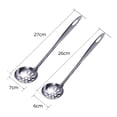 thumbnail image 2 of Stainless steel soup shell soup spoon leaking kitchen utensils, 2 of 5