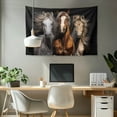 thumbnail image 2 of SEANATIVE Desert Horse Wall Tapestry Samll Tapestry for Living Room Tapestry for Bedroom Wall Cozy Mini Tapestry for Cottage Decor Compact Tapestry Kitchen Decoration, 2 of 6
